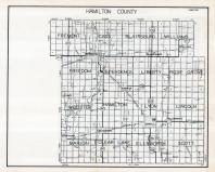 Hamilton County Map, Iowa State Atlas 1930c